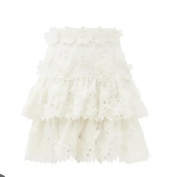 Zimmermann Lovestruck Skirt $950 sold out Size 0 - Picture 2 of 9